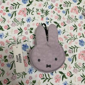 BAGGU Miffy Purple Keychain